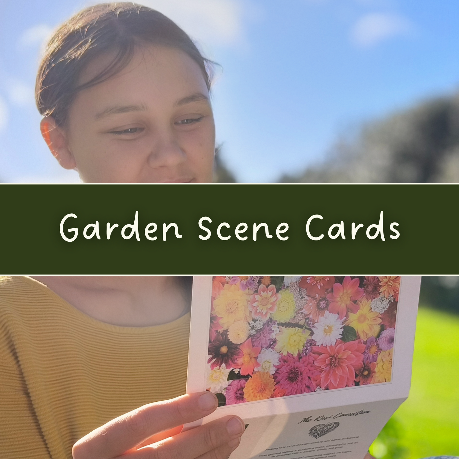 Garden Scene Greeting Cards