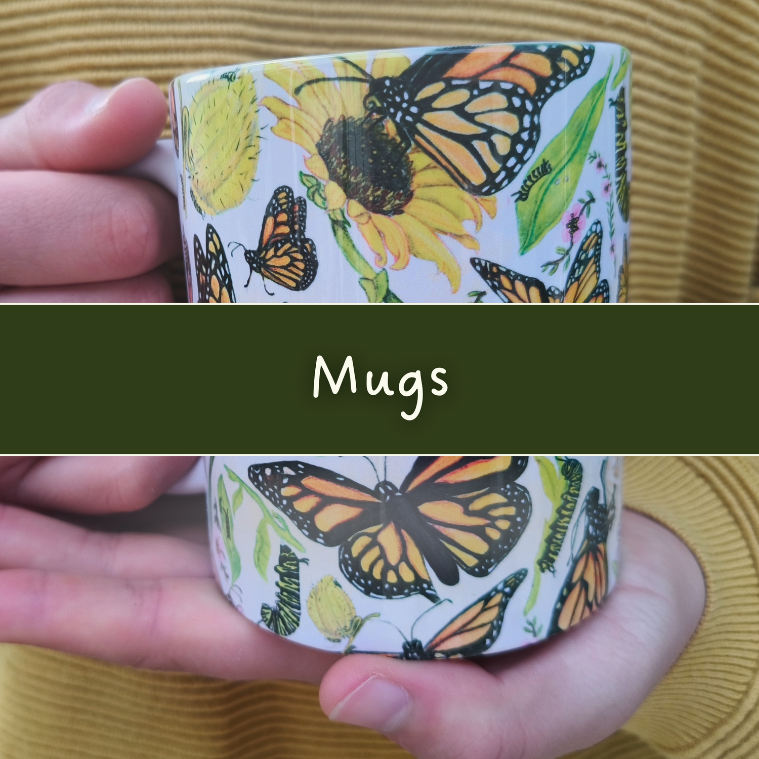 Butterfly Mugs