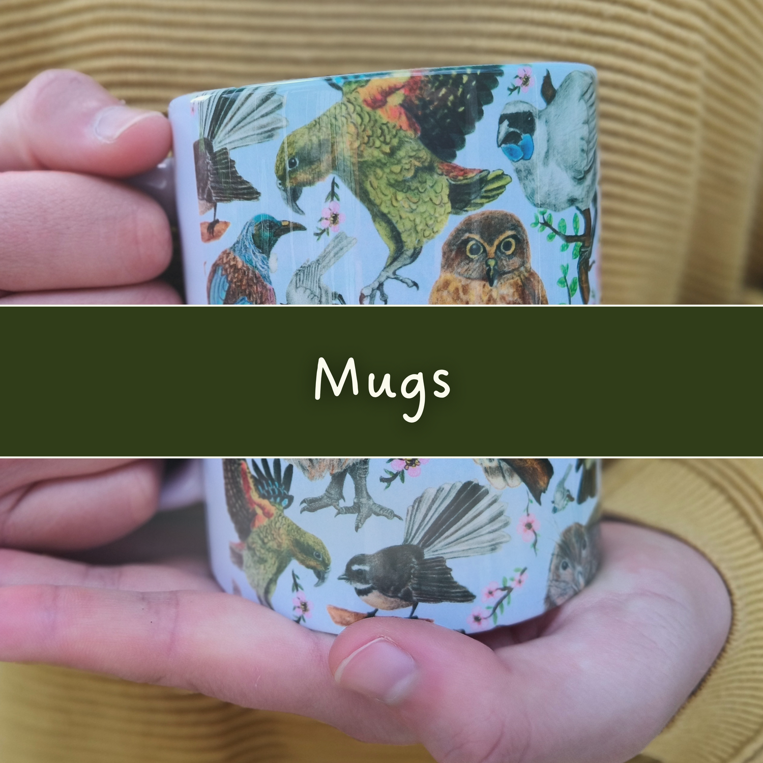 NZ Bird Mugs