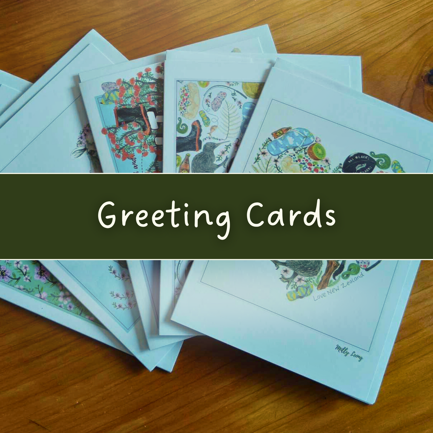 Kiwiana Greeting Cards