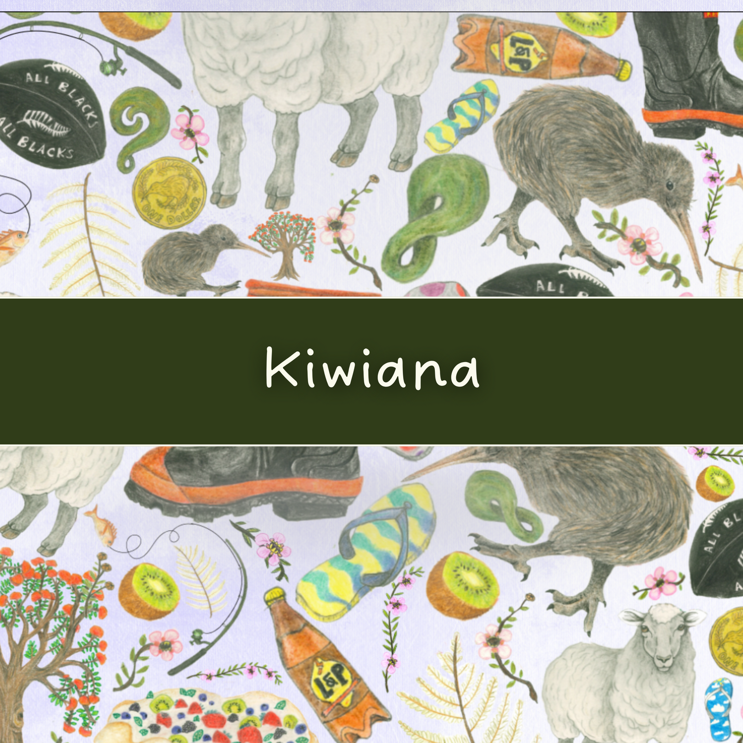 Kiwiana art and gifts celebrating New Zealand icons by Milly
