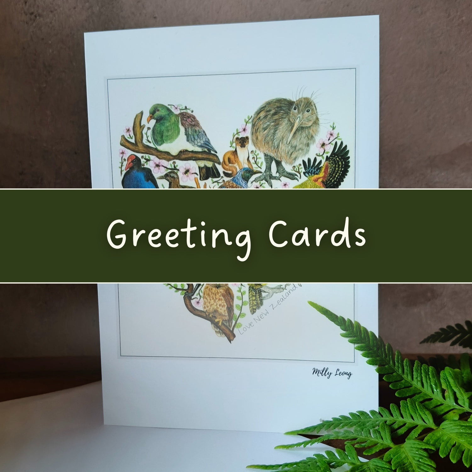 Hand-drawn and photo greeting cards by The Stripey Caterpillar