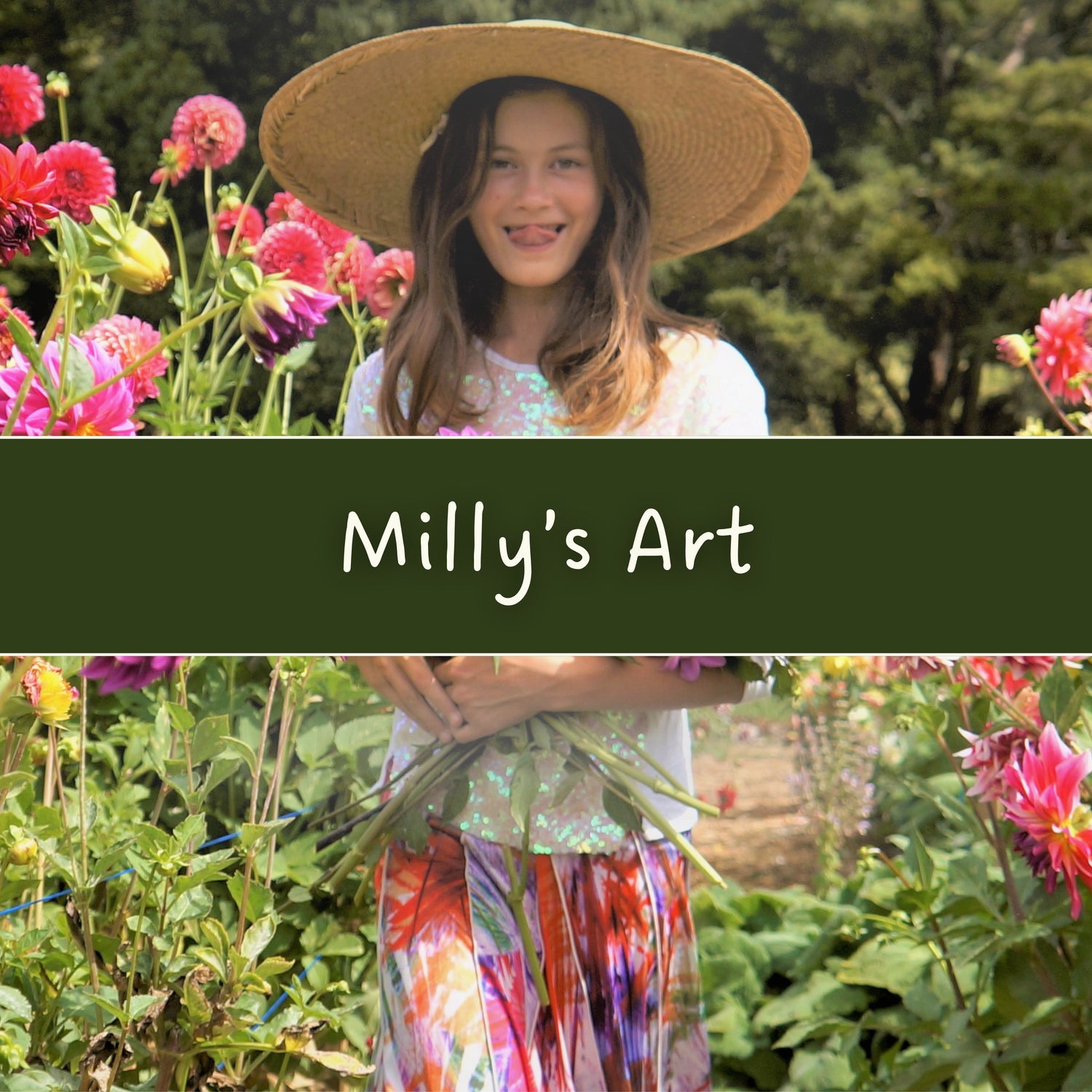 Hand-drawn art by Milly – including prints, t-shirts, and gifts