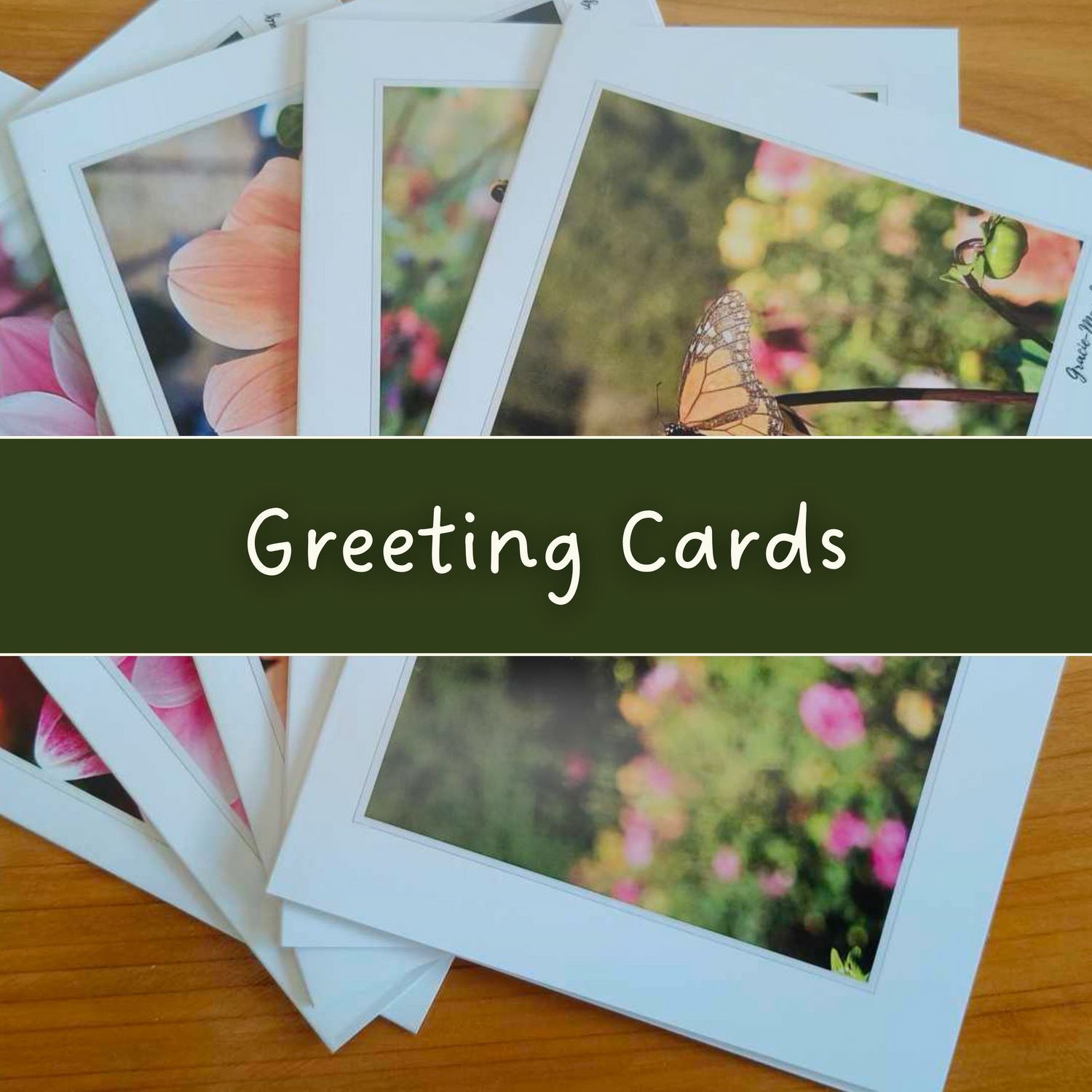 Garden Scene Greeting Cards