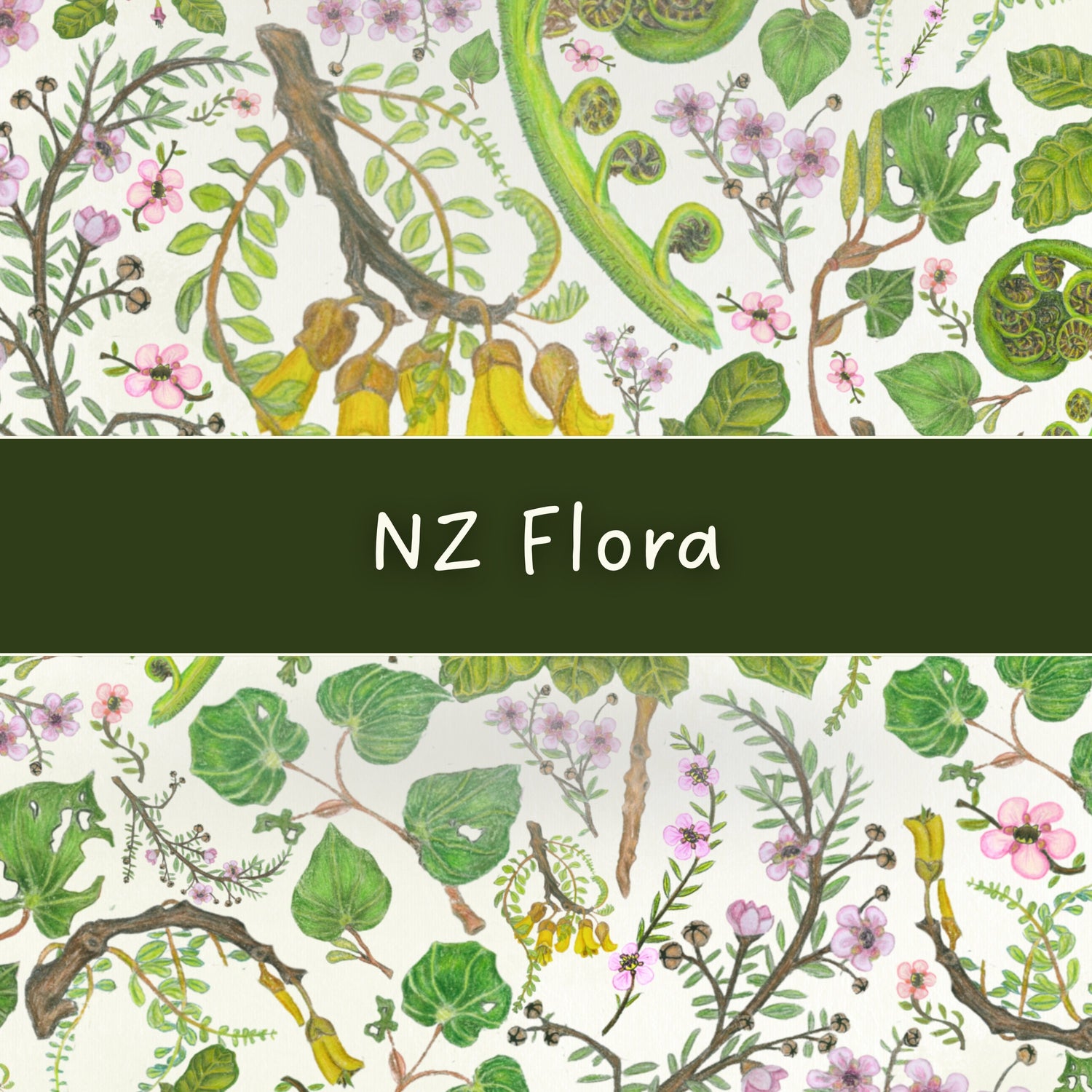 New Zealand flora nature art and photography by Milly and Gracie-Mae