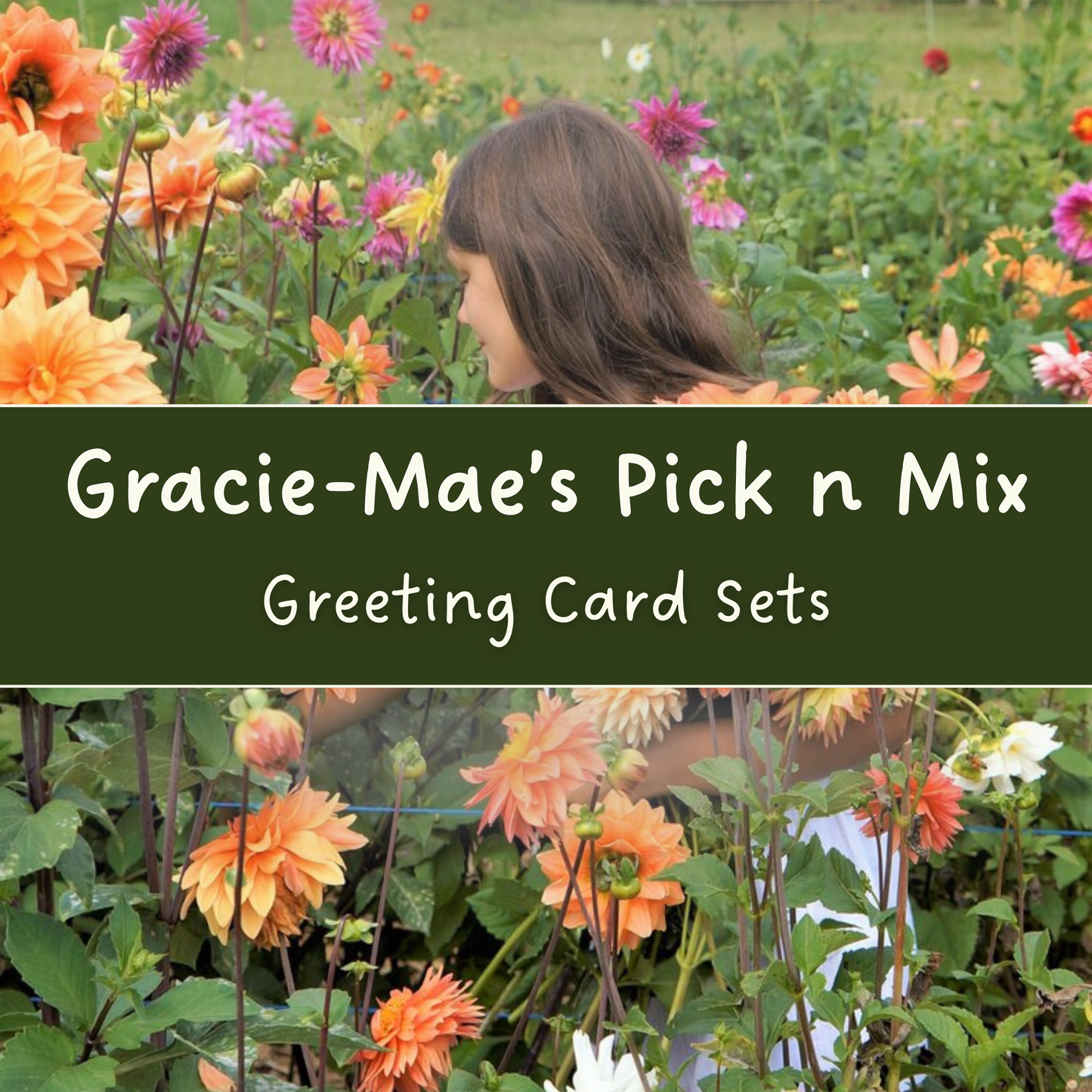 Gracie-Mae's Pick n Mix Greeting Cards – Set of 3 or 5