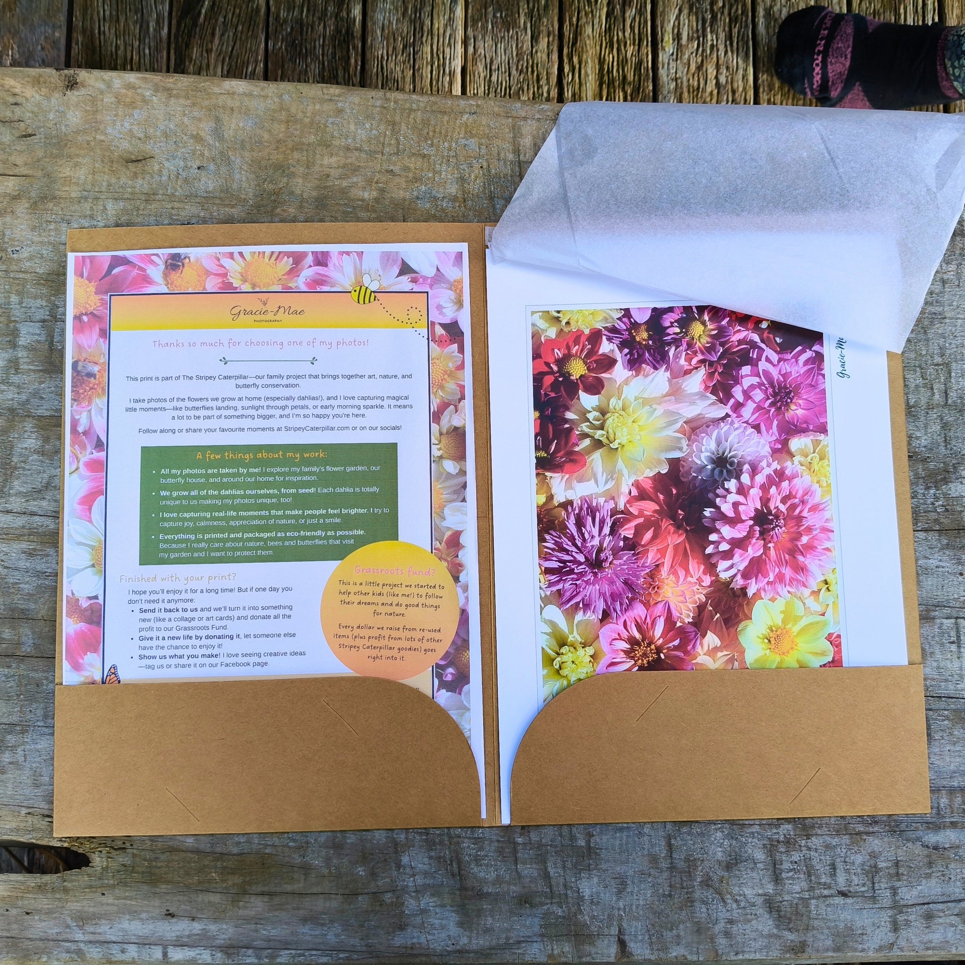 All the Bright Dahlias photo by Gracie-Mae Photography.